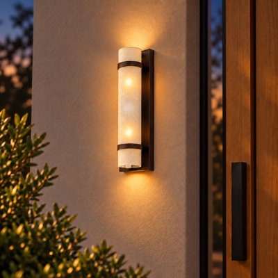Plafonnier encastré d'extérieur 2 lumières Chupp