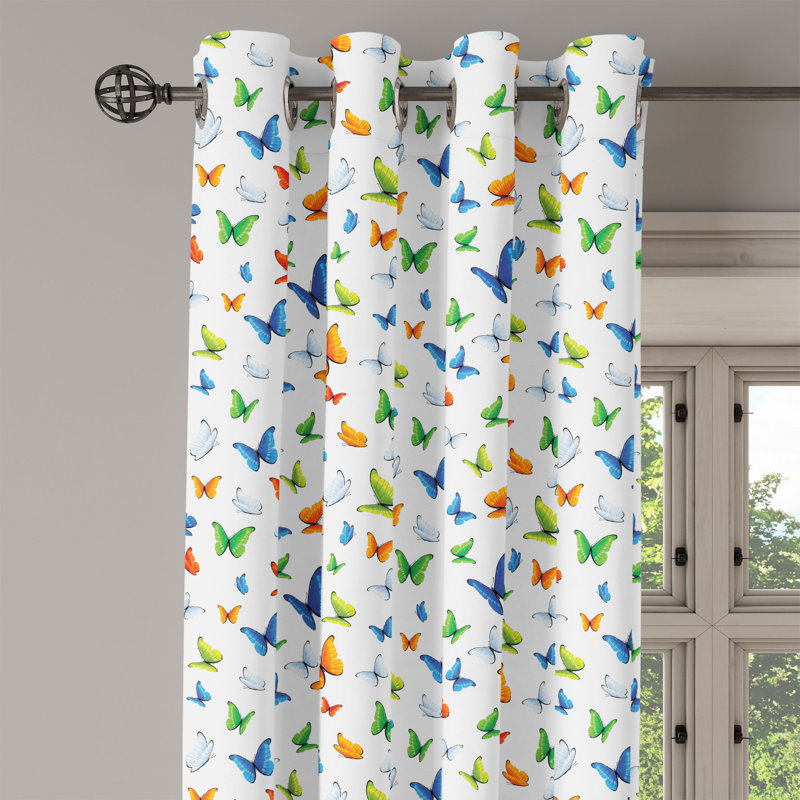 Sateen Blackout Curtains / Drapes Single Panel