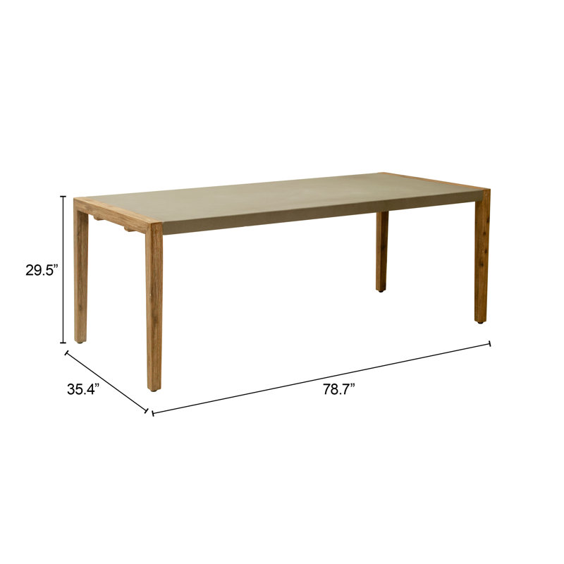 Table de salle à manger Kata grise