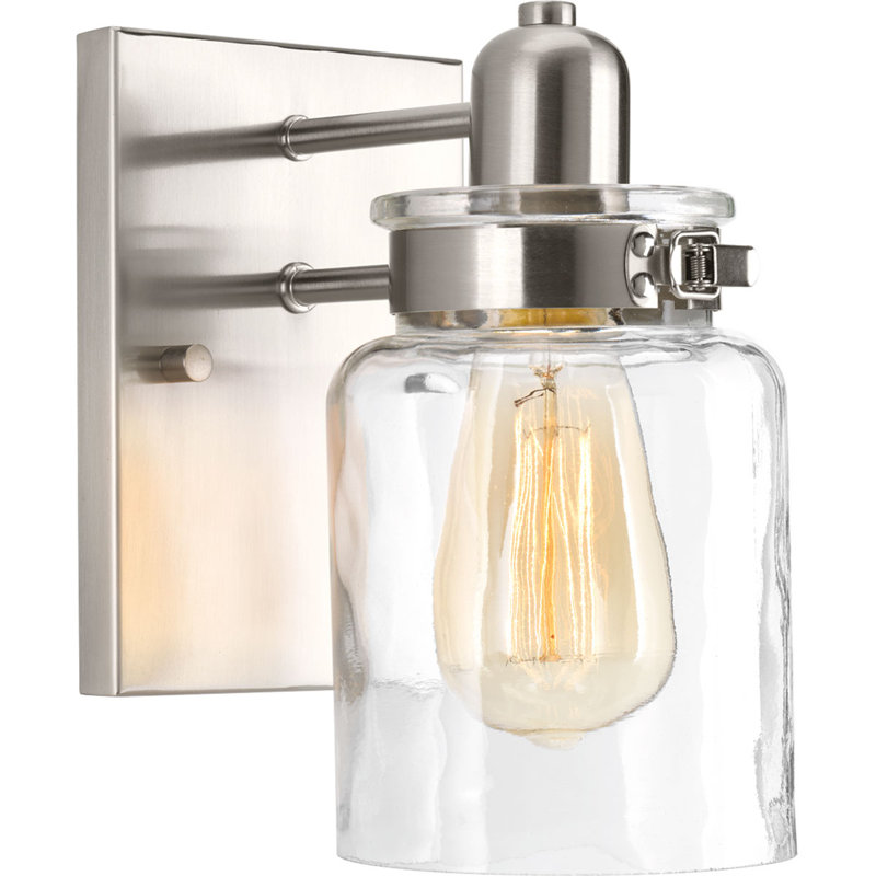 Leyden Dimmable Vanity Light, Brushed Nickel