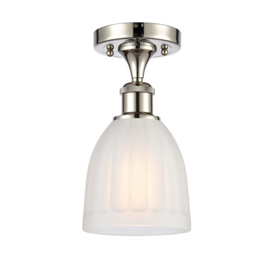 Plafonnier semi-encastré 1 lumière 5,75 po Dunder