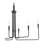 Tullis 6 - Light Steel Dimmable Chandelier-114031594