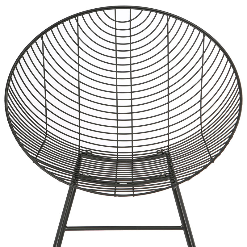 46.5cm H Cross Back Side Chair