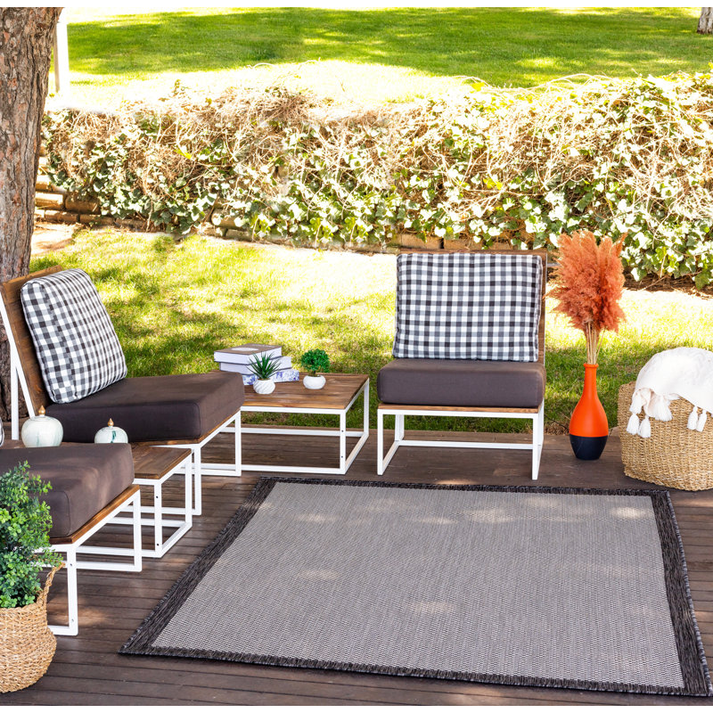 Quinnesec Area Indoor/Outdoor Rug, Rectangle 120 x 170cm
