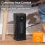 Abode 856 BTU Electric Tower Space Heater with Adjustable Thermostat