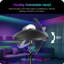 176cm Black LED Torchiere Floor Lamp