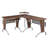 Lonard Solid Wood Top Metal Base Computer Desk