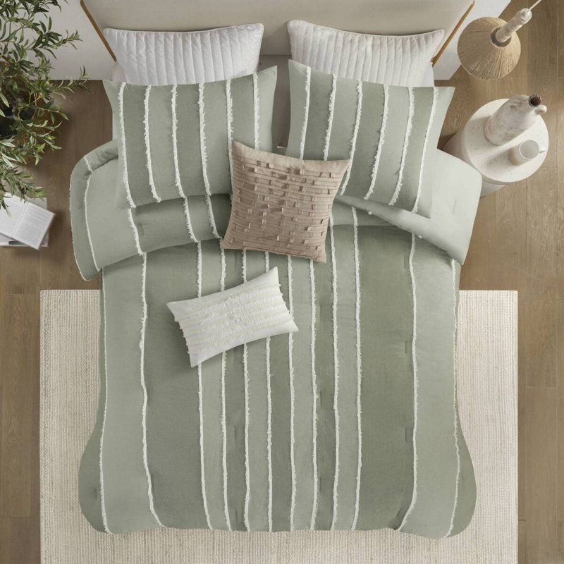 Ensemble d'édredon en coton Sage