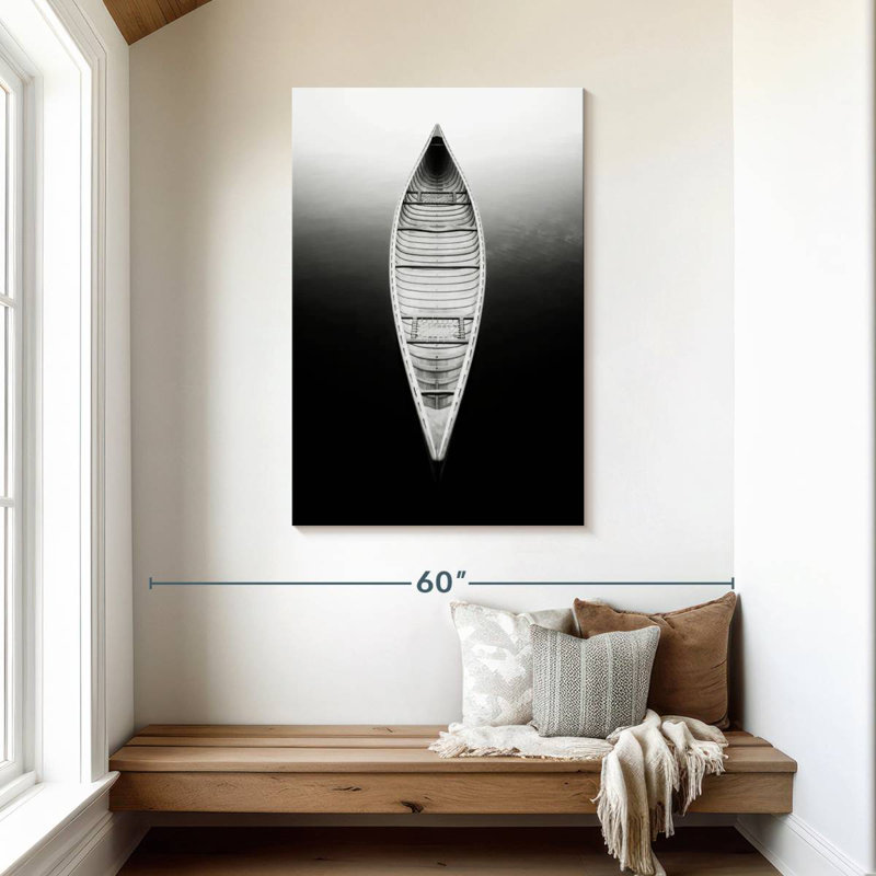 Mehar An Empty Canoe, 45" H x 30" W