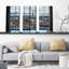 «Paris Rooftops 8 Window», ensemble de 3 reproductions de photos sur toiles tendues-1283701900