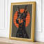 Doberman Rising Geometric - Wrapped Canvas-2071950892-2071950896