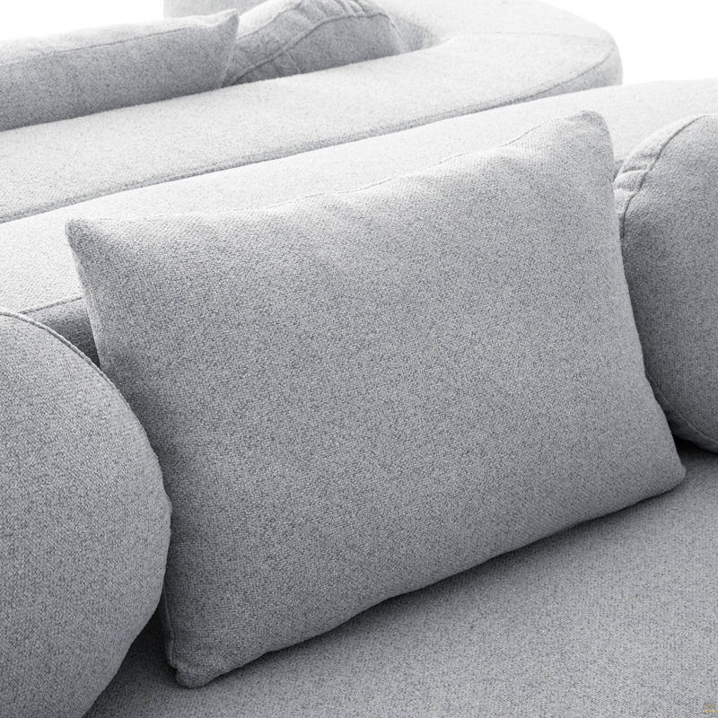 Canapé modulaire Boneless Couch, Gris