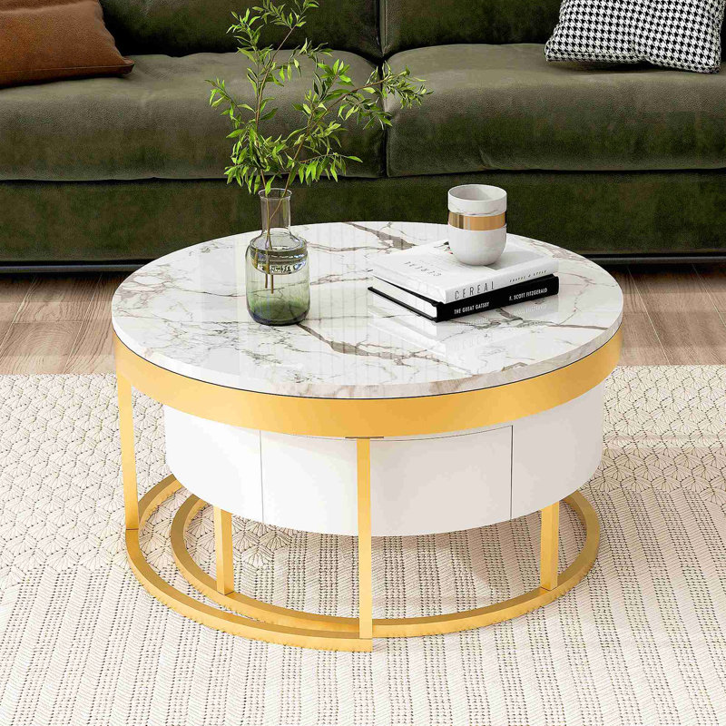 Table basse gigogne moderne avec tiroirs Modern