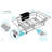 33.125'' L Double Bowl Stainless Steel Kitchen Sink