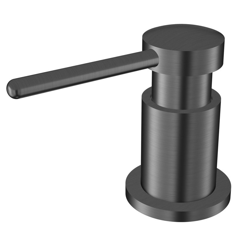 Karran SD55 Kitchen Soap/Lotion Dispenser Spot Free Gunmetal Grey, Satin Black