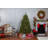 7' Lighted Pine Christmas Tree