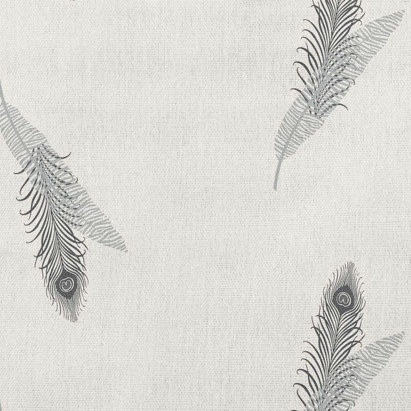 Floral Outdoor Reversible Throw Pillow, 18" x 18", Lunar Gray