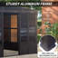 20 pi L 12 pi. D Solarium mural en aluminium