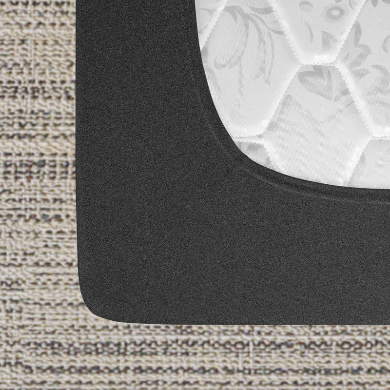 Heather Gray Twin Jersey Knit Box Spring Cover