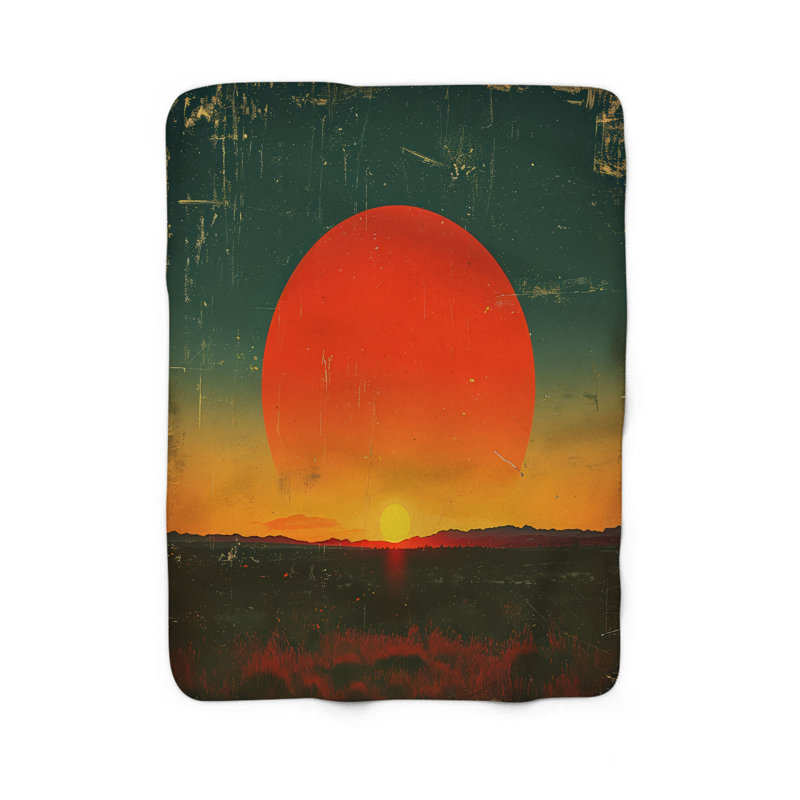  Couverture de soirée rétro tropique, L 60 po x L 80 po
