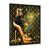 Impression noire sur toile encadrée sélectionné
