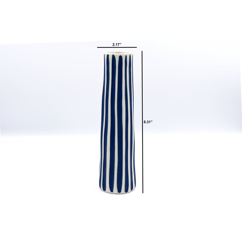 Vase de table Stanyon, H 8,3 po x l 2,2 po x P 2,2 po