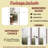 1 Lite Mirror Surfaced Design - MDF White Interior Pantry Slab Door Include Handle -103983959