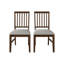 Chaise en bois avec revêtement gris chaud-1848644498