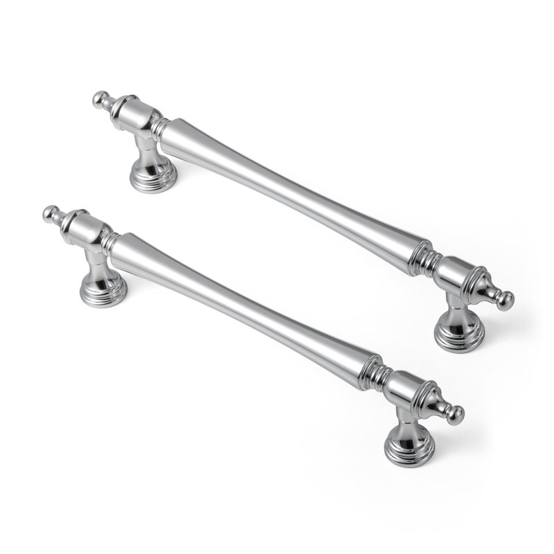 Ensemble de poignées de bar élégantes, 5", Chrome poli