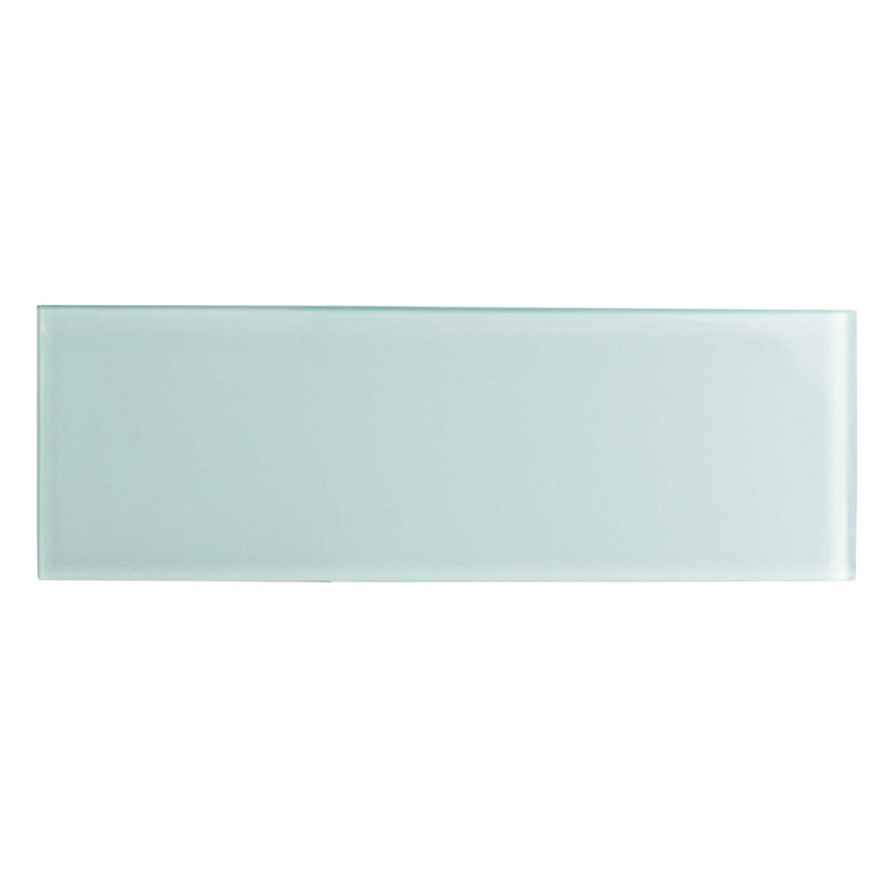 3" x 9" Glass Subway Tile, Baby Blue