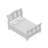 Altigarron Solid Wood Sleigh Bed-1999133393