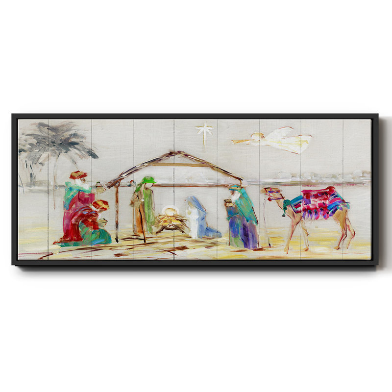 Nativité - toile encadrée