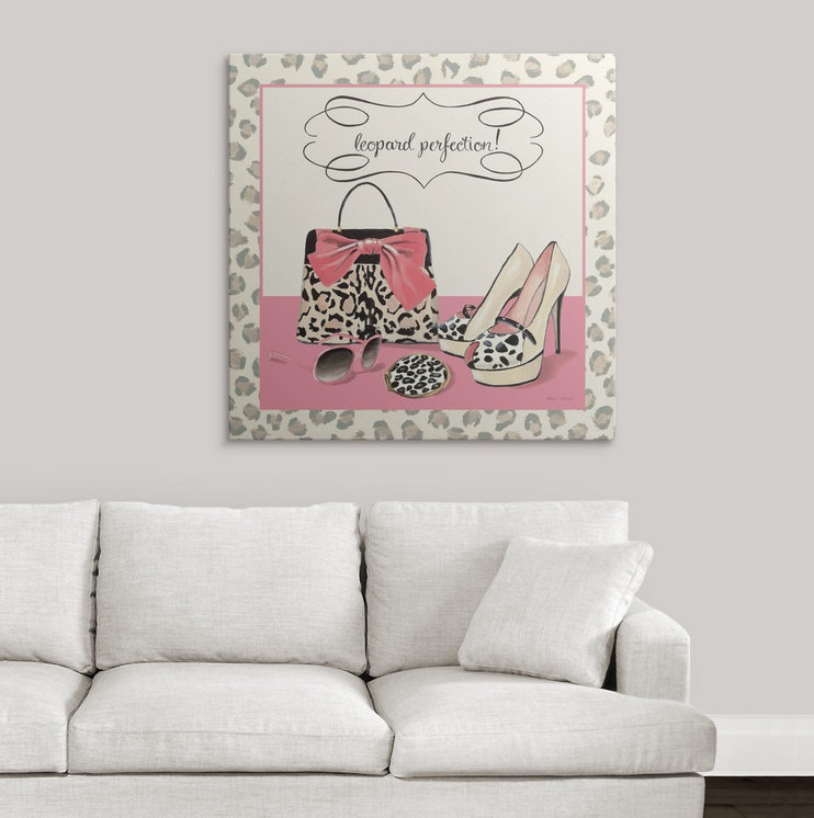 Akyria «Leopard Perfection» par Marco Fabiano, impression, H 35 po x l 35 po x P 1,5 po, Toile