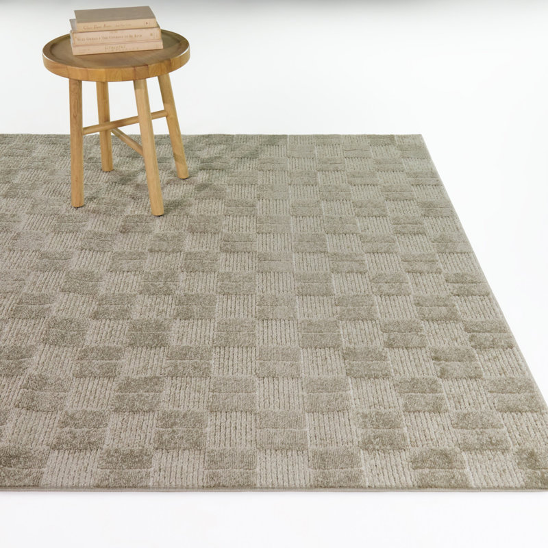 Tapis taupe Siobhan, 5 pi 3 po x 7 pi