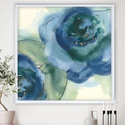 « blue floral popes v »-image image sur toile