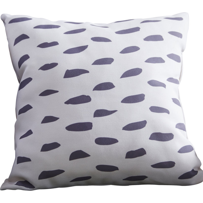 Indoor/Outdoor Throw Pillow, 18" H x 18" W x 4" D, Blue