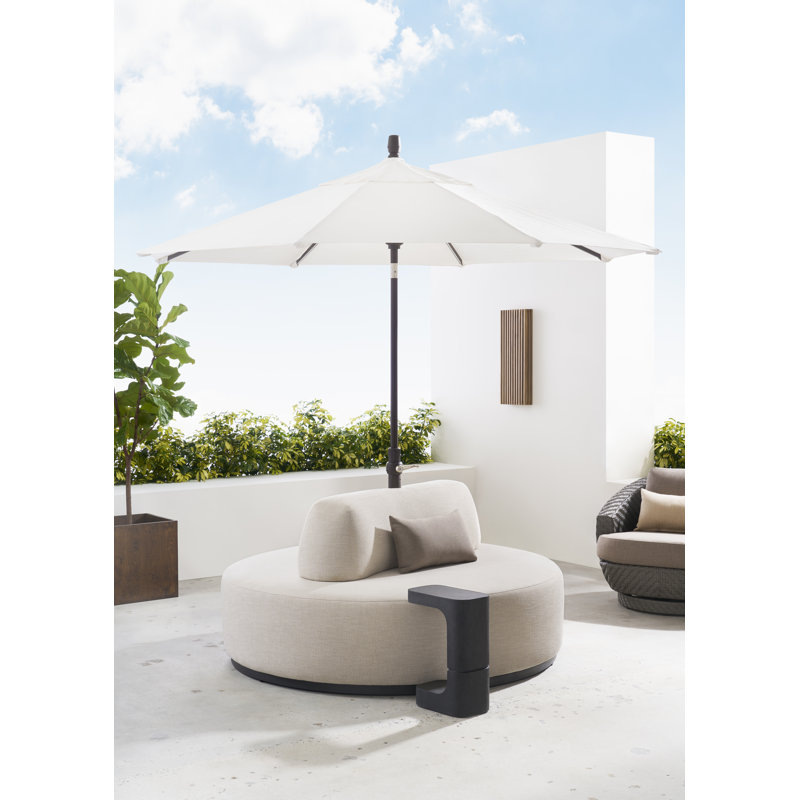Michael Weiss Outdoor Side Table, Black