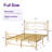 Ajayceon Metal Platform Bed Frame With Vintage-Style Headboard And Footboard-366724057-353470738