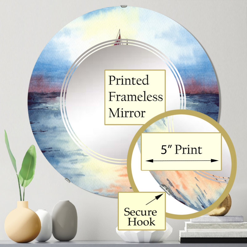 Miroir de salle de bain sans cadre, 24 po x 24 po