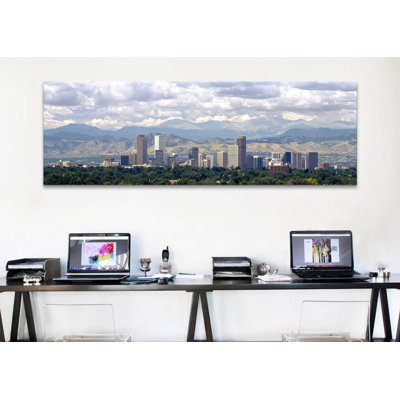 " Clouds Over Skyline And Mountains, Denver, Colorado "