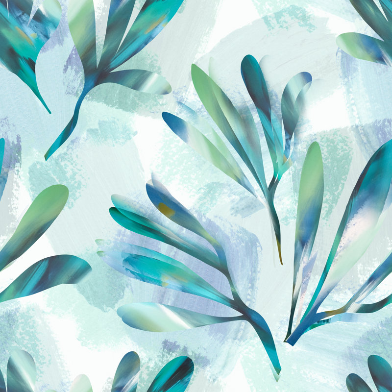Leaves Pattern by Grau-art - Wrapped Canvas Print, 51cm H x 51cm W x 3.8cm D