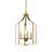 4 - Light Dimmable Geometric Chandelier