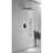 12" Wall Mounted Shower Head - Natural Rainfall Experience, Clog Outlet, And Brass Body For Mount , Easy Clean-115811807