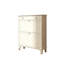 Rangement à chaussures 27,56 po moderne et minimaliste blanc ultra-mince avec rangement pour chaussures-1260063832