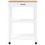 Kitchen Trolley MONZA 60X40x90 Cm Solid Wood Pine-1831165923