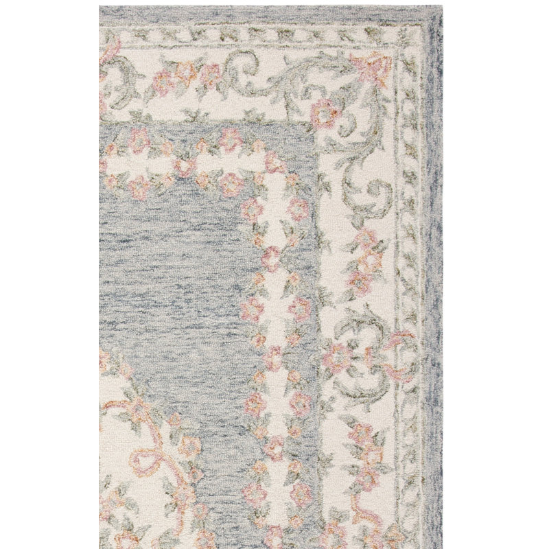 Evelina Hand Tufted Wool Oriental Rug, Rectangle 5' x 8'