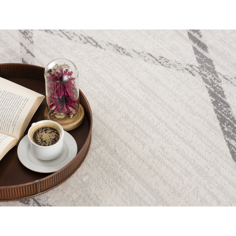 Kymiere Abstract Indoor Rug, Round 7'5"