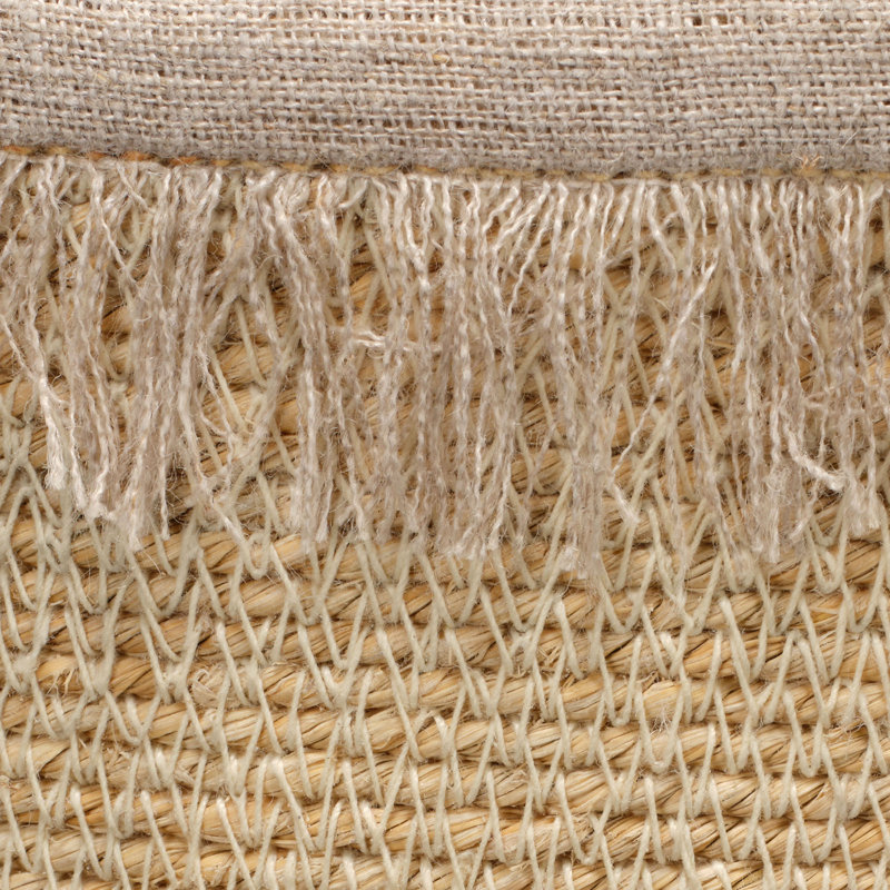 Panier moyen en jonc de mer, couleur taupe, Taupe