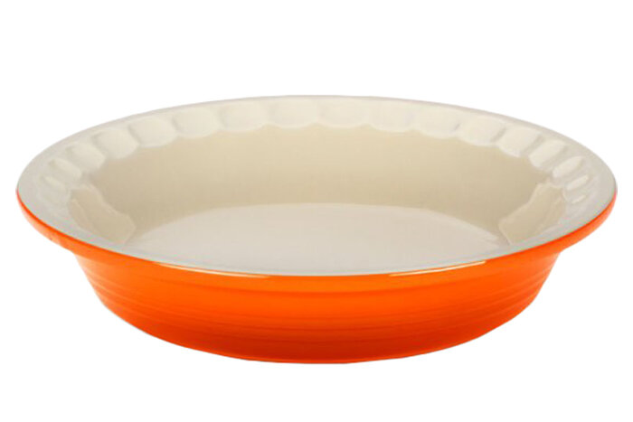 Le Creuset Heritage White Pie Dish + Reviews