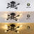 Doraelia 4-Light 18.11'' Dimmable Sputnik Modern Linear Chandelier Semi Flush Mount Ceiling Fixture-1597048414